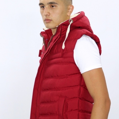 Куртка жилетка - Красная